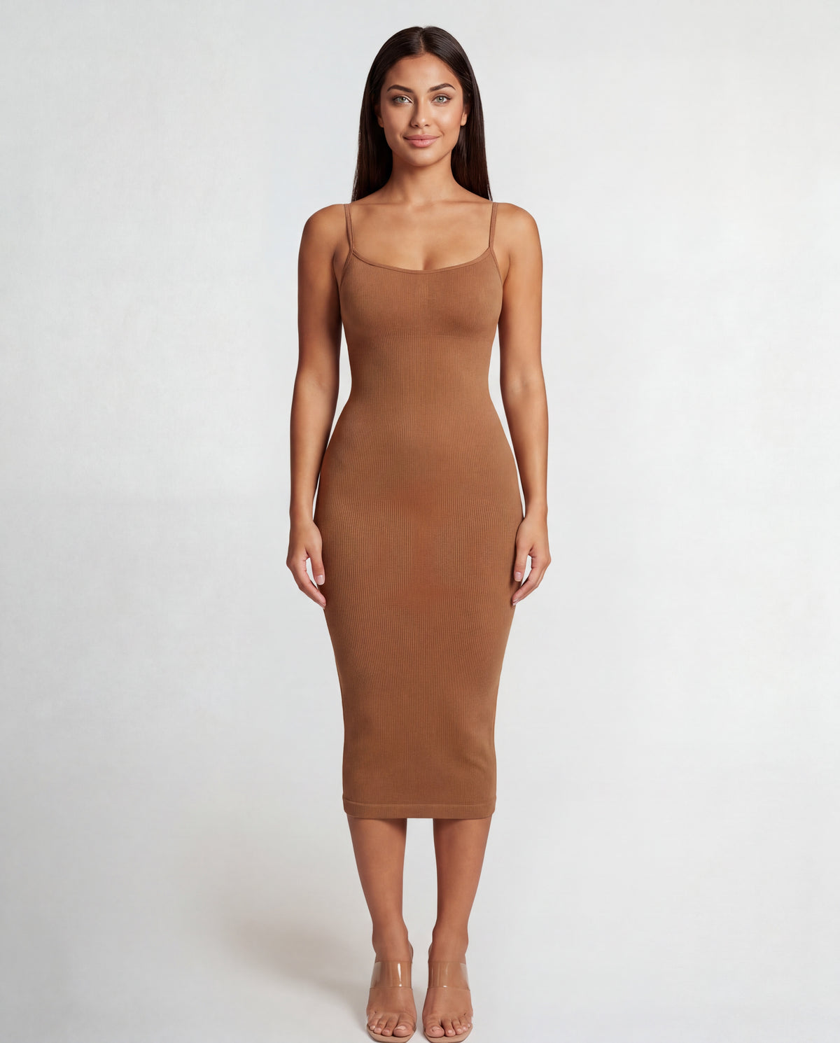 sculptdress-light-brown