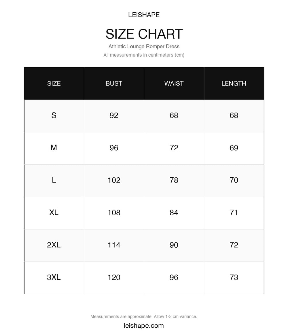 EU size chart